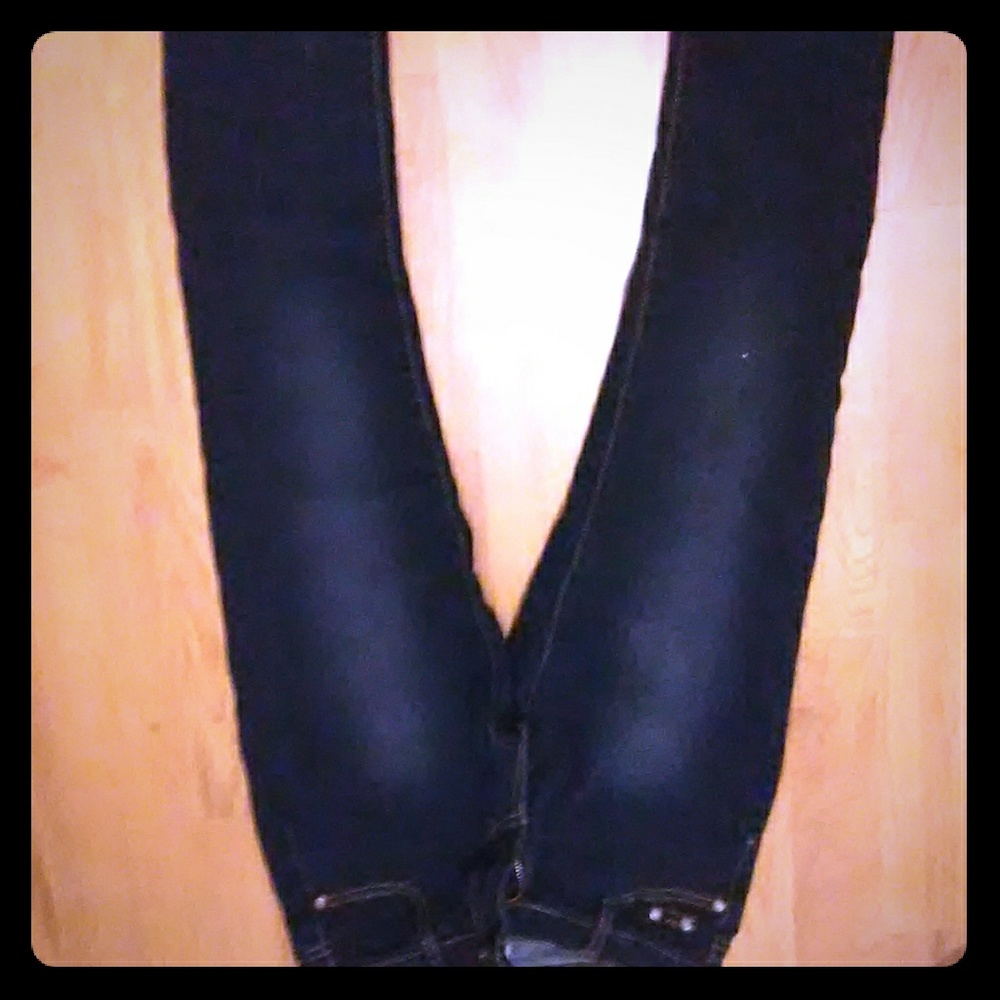 Navy bootcut jeans
